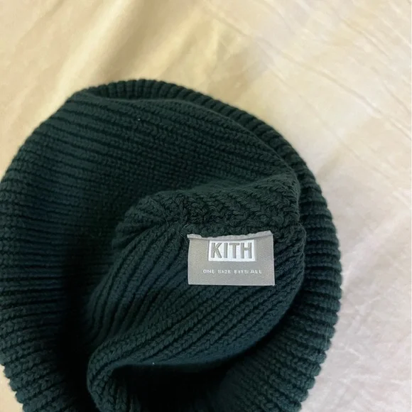 NWOT KITH women’s script Mia beanie color stadium - Picture 4 of 5